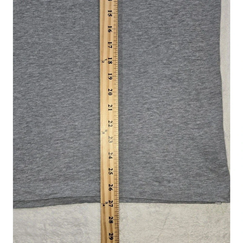 Mens Vineyard Vines Edgartown Polo Gray Large Embroidery On Sleeve 